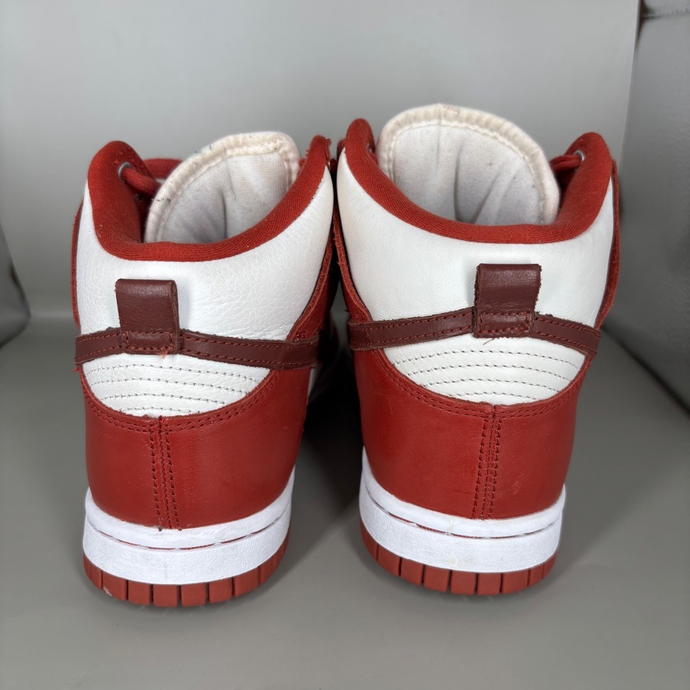 Nike Dunk High Team Red White Sneakers DX0346-600 women's 6 - Picture 4 of 7